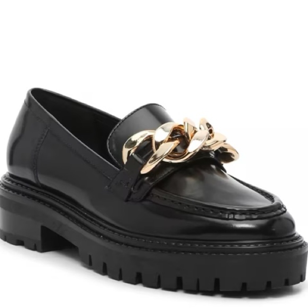 Steve Madden Chain Accent Loafers